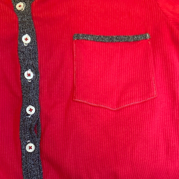 Abercrombie & Fitch Red and Gray Women’s Pajama Onsie - Picture 3 of 8